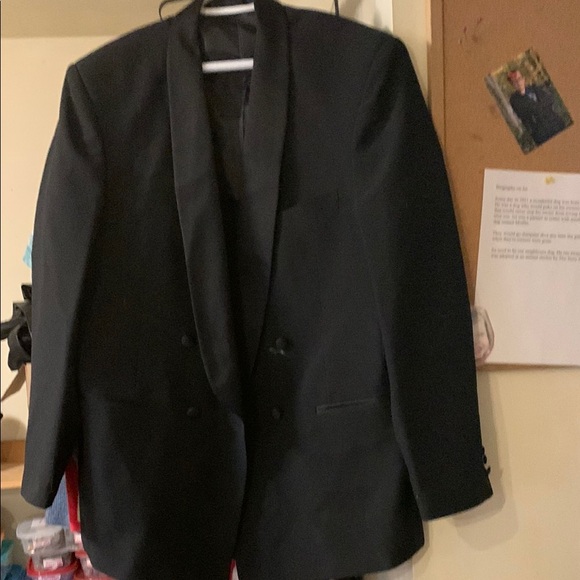 Classic Black Men's Blazer Tuxedo  M/L - Picture 6 of 8